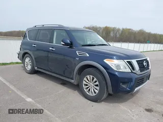 2017 Nissan Armada SV with VIN JN8AY2NC2H9504900, listed as a IAAI auction lot 42069976 with 151,936 mi miles and . Bid and sale history available at DreamBid. Image 1.