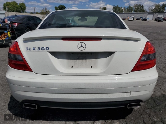 2011 Mercedes-Benz SLK 300 with VIN WDBWK5EA3BF241584, listed as a Copart auction lot 51856215 with 48,775 mi miles and Salvage title. Bid and sale history available at DreamBid. Image 6.