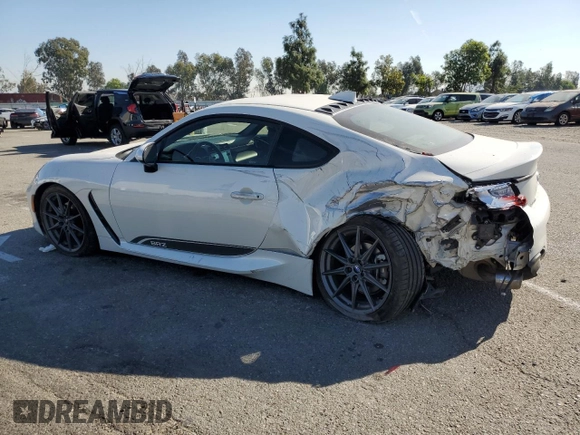 2022 Subaru BRZ Limited with VIN JF1ZDBE10N9701431, listed as a Copart auction lot 80974044 with 26,992 mi miles and Salvage title. Bid and sale history available at DreamBid. Image 2.