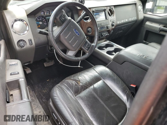 2011 Ford F-250 XL with VIN 1FT7X2BT4BEB72664, listed as a Copart auction lot 59959775 with 222,421 mi miles and Salvage title. Bid and sale history available at DreamBid. Image 8.