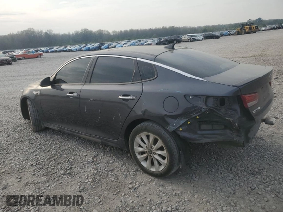 2018 Kia Optima LX with VIN 5XXGT4L34JG243460, listed as a Copart auction lot 49686945 with 136,404 mi miles and Salvage Title. Bid and sale history available at DreamBid. Image 2.