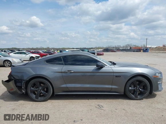 2021 Ford Mustang GT with VIN 1FA6P8CF5M5111095, listed as a IAAI auction lot 41884815 with 39,259 mi miles and . Bid and sale history available at DreamBid. Image 13.