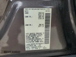 2015 Nissan Altima 2.5 with VIN 1N4AL3AP1FC474805, listed as a Copart auction lot 61560655 with 176,440 mi miles and Salvage title. Bid and sale history available at DreamBid. Image 12.