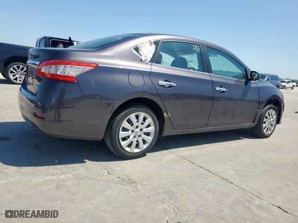 2014 Nissan Sentra S with VIN 3N1AB7AP4EL683806, listed as a Copart auction lot 52155055 with 116,710 mi miles and Clean Title. Bid and sale history available at carsss.com. Image 3.