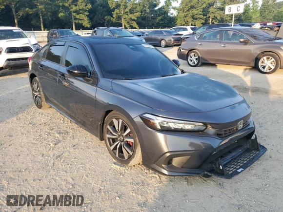 2023 Honda Civic EX with VIN 2HGFE1F7XPH306331, listed as a Copart auction lot 62235105 with 35,824 mi miles and Salvage title. Bid and sale history available at DreamBid. Image 4.