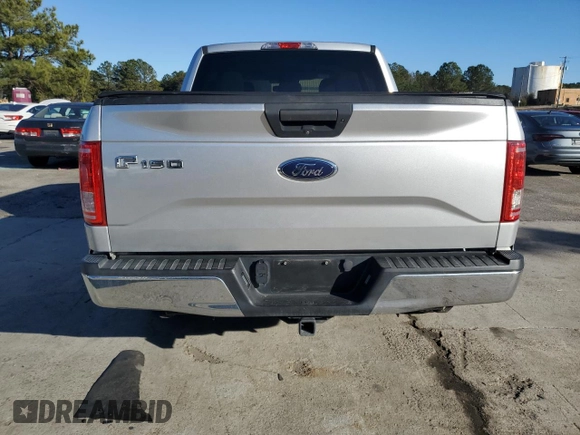 2017 Ford F-150 XL with VIN 1FTEW1CP4HKC35715, listed as a Copart auction lot 41660765 with 0 mi miles and Salvage Title. Bid and sale history available at carsss.com. Image 6.