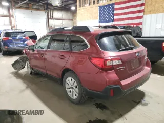 2018 Subaru Outback Premium with VIN 4S4BSAFC7J3382324, listed as a Copart auction lot 60302605 with Not provided miles and Salvage title. Bid and sale history available at DreamBid. Image 2.