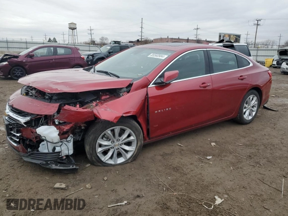 2025 Chevrolet Malibu LT with VIN 1G1ZD5ST1SF109401, listed as a Copart auction lot 85560984 with 17,929 mi miles and Salvage Title. Bid and sale history available at DreamBid. Image 1.