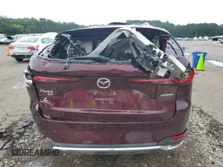 2024 Mazda CX-90 Premium with VIN JM3KKDHAXR1107854, listed as a Copart auction lot 60714955 with 7,802 mi miles and Salvage title. Bid and sale history available at DreamBid. Image 6.