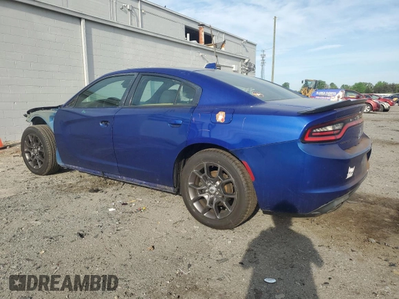 2018 Dodge Charger GT with VIN 2C3CDXJG9JH224455, listed as a Copart auction lot 53691495 with 157,946 mi miles and Salvage Title. Bid and sale history available at DreamBid. Image 2.
