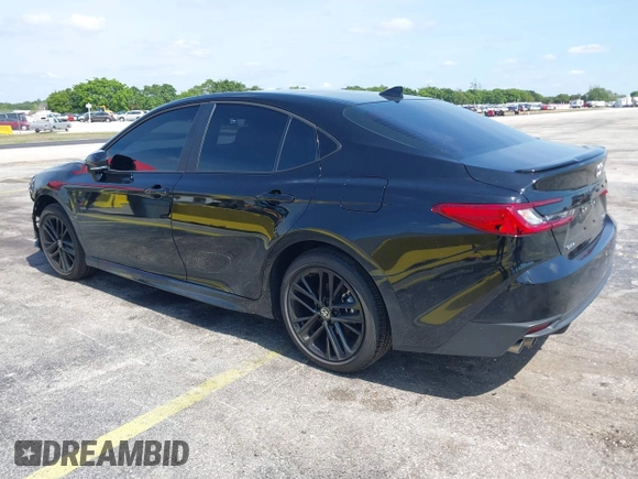 2025 Toyota Camry LE with VIN 4T1DAACK8SU125496, listed as a IAAI auction lot 42206200 with 937 mi miles and . Bid and sale history available at DreamBid. Image 3.