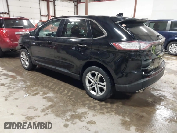2017 Ford Edge Titanium with VIN 2FMPK4K93HBB80222, listed as a IAAI auction lot 41468774 with 166,500 mi miles. Bid and sale history available at carsss.com. Image 3.