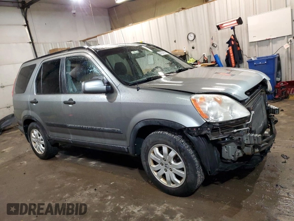 2005 Honda CR-V EX with VIN SHSRD78855U307065, listed as a Copart auction lot 47274375 with 61,104 mi miles and Salvage Title. Bid and sale history available at DreamBid. Image 4.