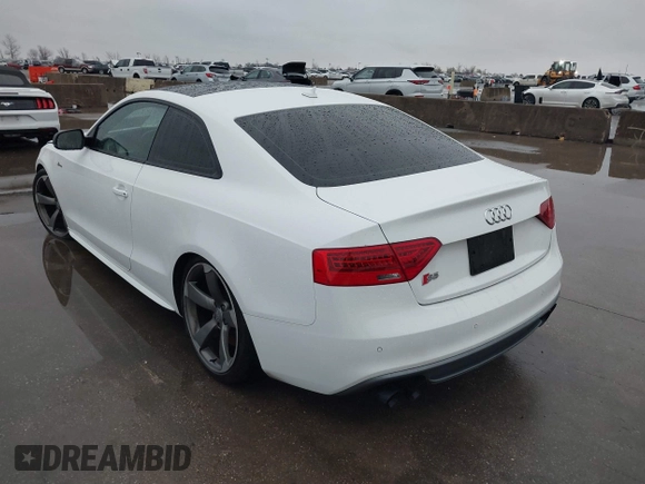 2015 Audi S5 Premium Plus with VIN WAUCGAFR0FA060672, listed as a IAAI auction lot 41183272 with 123,231 mi miles. Bid and sale history available at carsss.com. Image 3.
