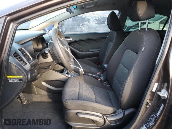 2017 Kia Forte LX with VIN 3KPFK4A76HE078325, listed as a Copart auction lot 42824485 with 54,037 mi miles and Salvage Title. Bid and sale history available at DreamBid. Image 7.