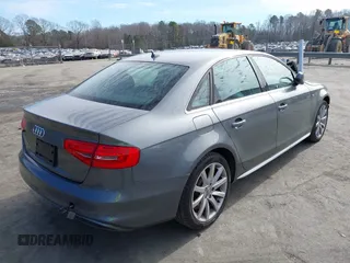 2014 Audi A4 Premium with VIN WAUAFAFL0EA072745, listed as a IAAI auction lot 41469342 with 114,881 mi miles. Bid and sale history available at carsss.com. Image 4.