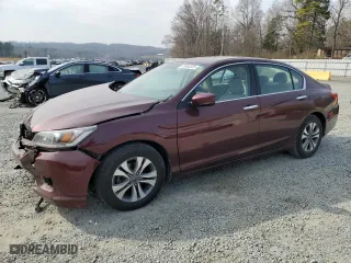 2014 Honda Accord Sedan LX with VIN 1HGCR2F32EA267630, listed as a Copart auction lot 49060325 with 84,881 mi miles and Salvage Title. Bid and sale history available at carsss.com. Image 1.