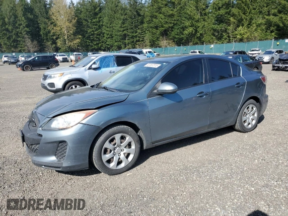 2012 Mazda Mazda3 i Sport with VIN JM1BL1UG3C1574071, listed as a Copart auction lot 52497315 with 173,788 mi miles and Salvage Title. Bid and sale history available at carsss.com. Image 1.