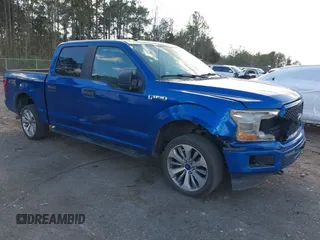 2018 Ford F-150 XL with VIN 1FTEW1EP6JFC92638, listed as a IAAI auction lot 41732128 with 161,007 mi miles. Bid and sale history available at carsss.com. Image 1.