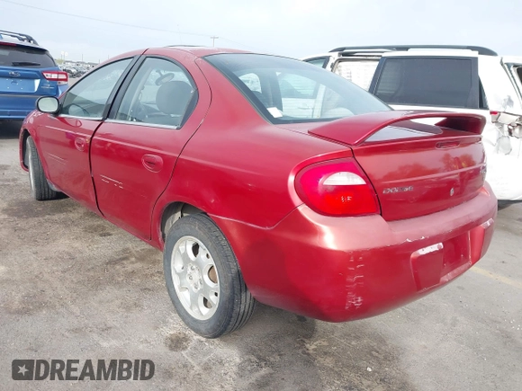 2004 Dodge Neon SXT with VIN 1B3ES56C04D504384, listed as a IAAI auction lot 41988581 with 166,602 mi miles. Bid and sale history available at carsss.com. Image 3.