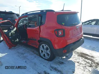 2023 Jeep Renegade Limited with VIN ZACNJDD11PPP35035, listed as a IAAI auction lot 41355944 with Not provided miles and . Bid and sale history available at DreamBid. Image 3.