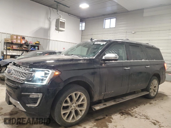 2018 Ford Expedition Max Platinum with VIN 1FMJK1MT4JEA64566, listed as a Copart auction lot 84215404 with 112,938 mi miles and Salvage title. Bid and sale history available at DreamBid. Image 1.