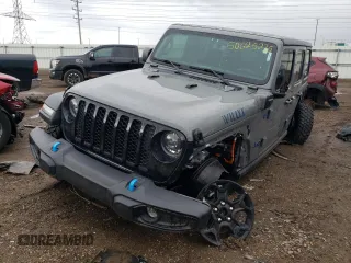 2023 Jeep Wrangler z VIN 1C4JJXN67PW624554, wystawiony jako Copart lot #50625235 z przebiegiem 20 420 mil mil oraz Szkoda całkowita • Salvage title. Historia ofert i sprzedaży dostępna na DreamBid. Obrazek 1.