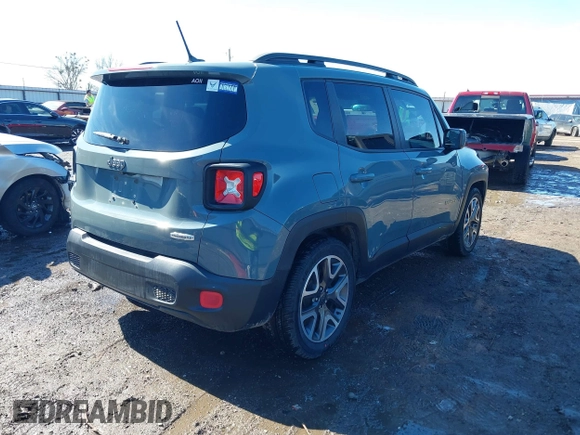 2017 Jeep Renegade Latitude with VIN ZACCJABB6HPE63913, listed as a IAAI auction lot 41588047 with 85,474 mi miles and . Bid and sale history available at DreamBid. Image 4.