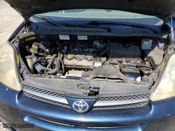 2005 Toyota Sienna XLE with VIN 5TDZA22C75S363102, listed as a Copart auction lot 49514255 with 259,376 mi miles and Salvage Title. Bid and sale history available at carsss.com. Image 12.