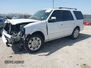 2014 Ford Expedition Limited with VIN 1FMJU1K50EEF00592, listed as a IAAI auction lot 41828325 with 184,030 mi miles and . Bid and sale history available at DreamBid. Image 2.