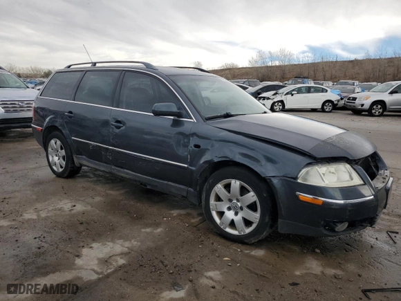 2003 Volkswagen Passat GLX with VIN WVWYH63B93E307461, listed as a Copart auction lot 81961384 with 139,029 mi miles and Salvage Title. Bid and sale history available at carsss.com. Image 4.