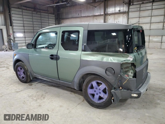 2003 Honda Element EX z VIN 5J6YH28573L035686, wystawiony jako Copart lot #55678465 z przebiegiem 105 585 mil mil oraz Szkoda całkowita • Salvage title. Historia ofert i sprzedaży dostępna na DreamBid. Obrazek 2.