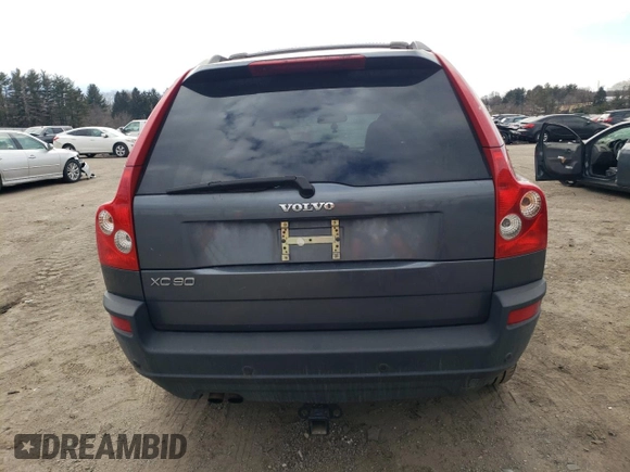 2005 Volvo XC90 with VIN YV1CY592151197151, listed as a Copart auction lot 46295705 with 208,437 mi miles and Salvage Title. Bid and sale history available at carsss.com. Image 6.