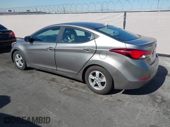 2014 Hyundai Elantra SE with VIN 5NPDH4AE5EH515999, listed as a IAAI auction lot 42100361 with 177,802 mi miles and . Bid and sale history available at DreamBid. Image 3.