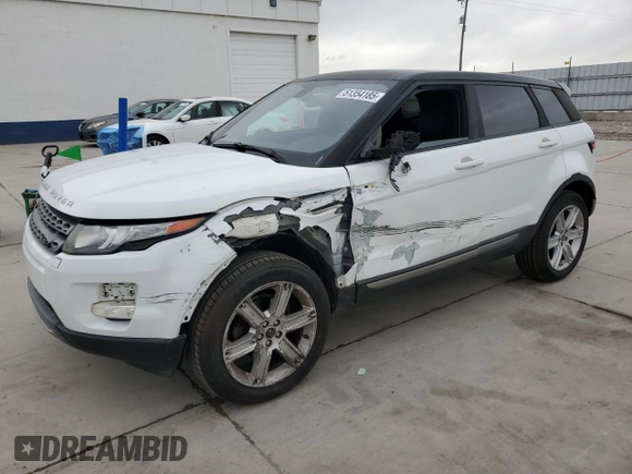 2013 Land Rover Range Rover Evoque Pure Plus with VIN SALVP2BG6DH841456, listed as a Copart auction lot 51354185 with 100,547 mi miles and Salvage title. Bid and sale history available at DreamBid. Image 1.