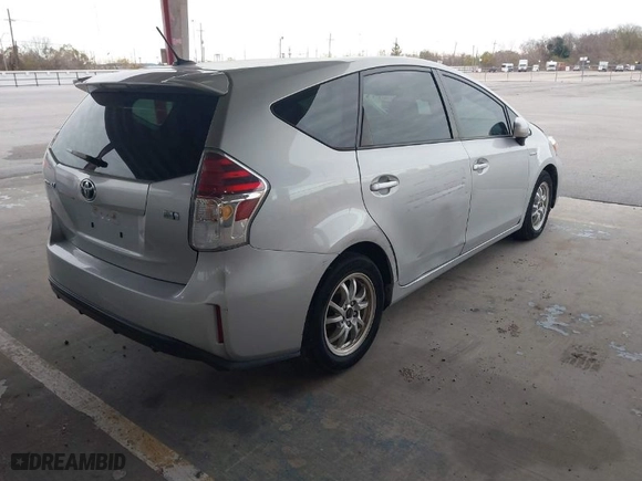 2017 Toyota Prius v Two with VIN JTDZN3EU9HJ070219, listed as a IAAI auction lot 41358297 with 209,303 mi miles. Bid and sale history available at carsss.com. Image 4.
