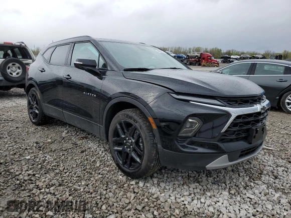 2023 Chevrolet Blazer LT with VIN 3GNKBJR48PS178179, listed as a Copart auction lot 49096514 with 14,863 mi miles and Salvage title. Bid and sale history available at DreamBid. Image 4.