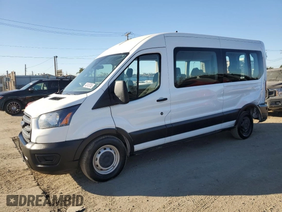 2020 Ford Transit Passenger XL z VIN 1FBAX2C80LKB39409, wystawiony jako Copart lot #42410745 z przebiegiem 27 913 mil mil oraz Szkoda całkowita • Salvage title. Historia ofert i sprzedaży dostępna na DreamBid. Obrazek 1.