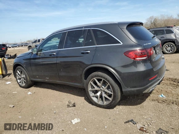 2022 Mercedes-Benz GLC 300 with VIN W1N0G8EB9NV398834, listed as a Copart auction lot 52667435 with 12,018 mi miles and Salvage Title. Bid and sale history available at DreamBid. Image 2.