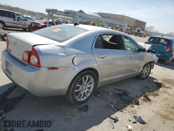 2012 Chevrolet Malibu LTZ with VIN 1G1ZG5E7XCF359937, listed as a Copart auction lot 52344445 with Not Provided miles and Salvage Title. Bid and sale history available at DreamBid. Image 3.