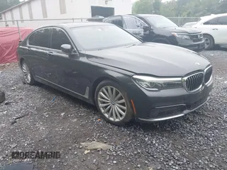 2019 BMW 7 Series 740i with VIN WBA7E2C58KB454665, listed as a IAAI auction lot 42441437 with 89,560 mi miles and . Bid and sale history available at DreamBid. Image 1.