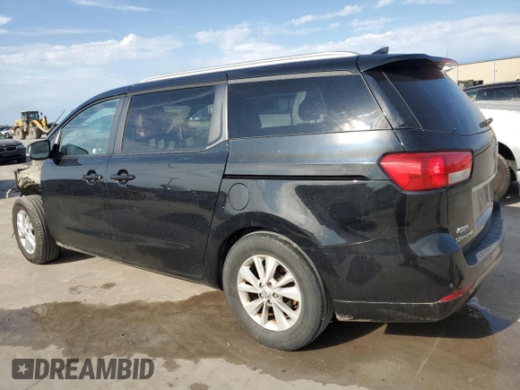 2016 Kia Sedona LX with VIN KNDMB5C16G6091943, listed as a Copart auction lot 50242475 with 182,678 mi miles and Salvage Title. Bid and sale history available at DreamBid. Image 2.