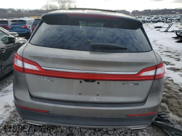2016 Lincoln MKX Reserve with VIN 2LMTJ6LP2GBL33489, listed as a Copart auction lot 87296904 with Not Provided miles and Salvage Title. Bid and sale history available at carsss.com. Image 6.
