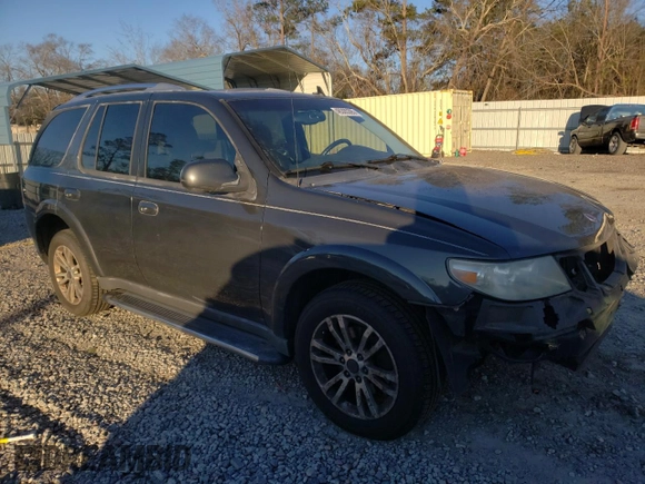 2007 Saab 9-7X I6 with VIN 5S3ET13S472801460, listed as a Copart auction lot 46305395 with 180,567 mi miles and Salvage Title. Bid and sale history available at carsss.com. Image 4.