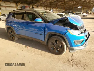 2021 Jeep Compass Altitude with VIN 3C4NJCBB9MT501884, listed as a Copart auction lot 50781865 with 81,841 mi miles and Salvage Title. Bid and sale history available at carsss.com. Image 4.