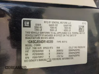 2013 Chevrolet Suburban LT с VIN 1GNSCJE04DR146389, выставлен на аукционе IAAI как лот 42234931 с пробегом 77 555 миль миль и . История ставок и продаж доступна на DreamBid. Изображение 9.