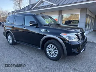 2017 Nissan Armada SV with VIN JN8AY2NC9H9501489, listed as a IAAI auction lot 42013843 with 145,205 mi miles. Bid and sale history available at carsss.com. Image 1.