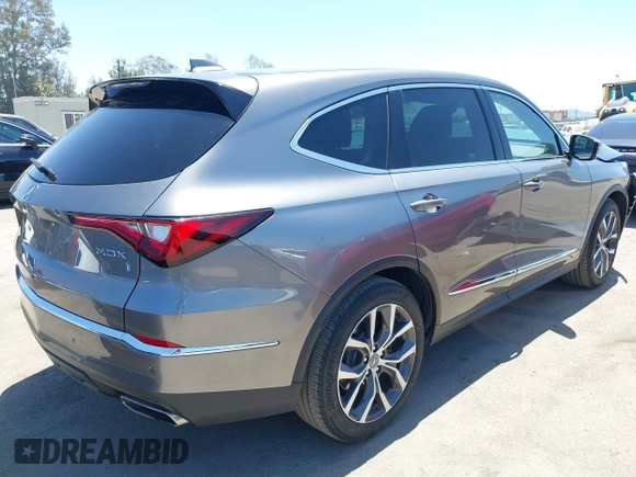2023 Acura MDX Technology with VIN 5J8YD9H4XPL005963, listed as a IAAI auction lot 42325583 with 36,220 mi miles and . Bid and sale history available at DreamBid. Image 4.