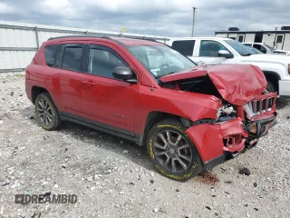 2016 Jeep Compass Sport SE with VIN 1C4NJDBB0GD759999, listed as a Copart auction lot 56983255 with 69,548 mi miles and Salvage title. Bid and sale history available at DreamBid. Image 4.