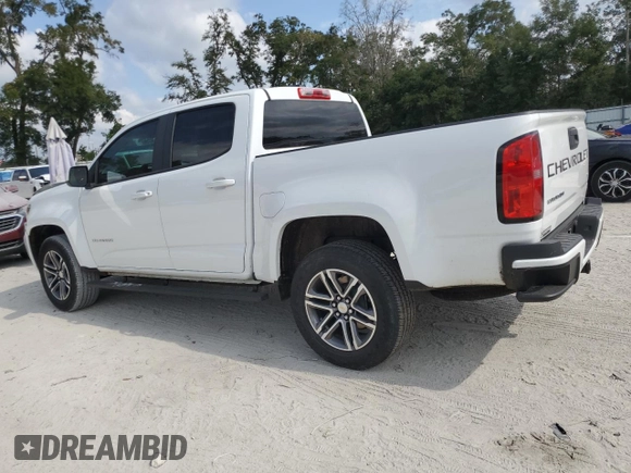 2021 Chevrolet Colorado 2WD Work Truck with VIN 1GCGSBENXM1158824, listed as a Copart auction lot 77974724 with 73,006 mi miles and Non repairable. Bid and sale history available at DreamBid. Image 2.